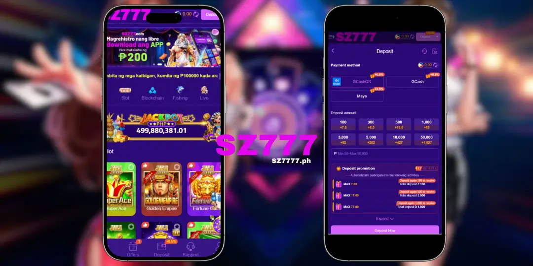 Deposit - SZ777 – No.1 Online Casino Entertainment Platform Filipinos 2 Deposit Funds at SZ777 - Diverse Payment Methods (1)