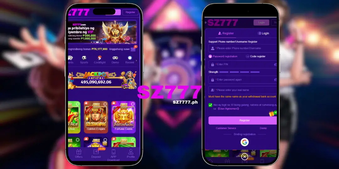 Register - Sz777 | No.1 Online Casino Entertainment Platform Filipinos 2 How to Register a SZ777 Account