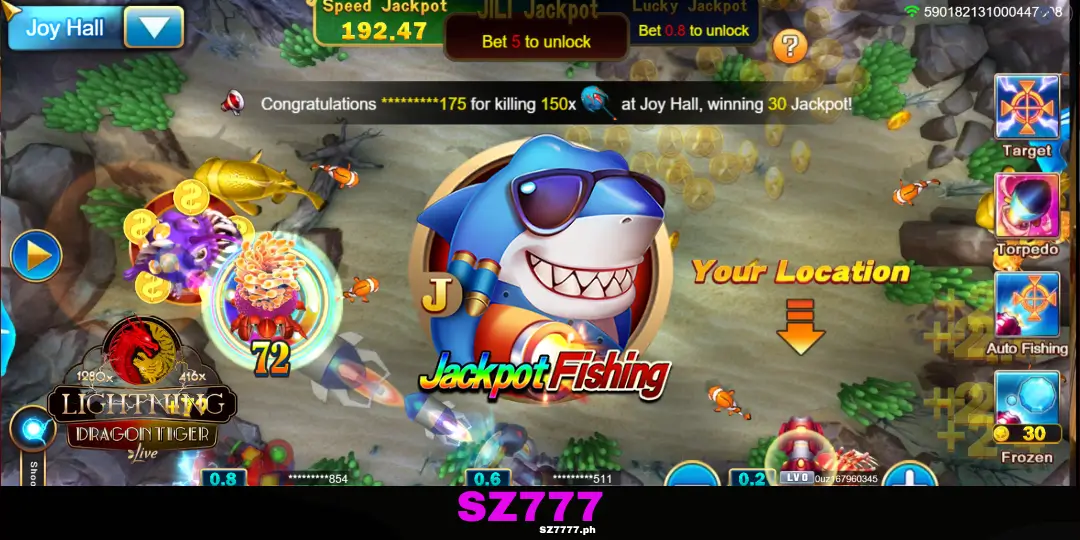 Jackpot Fishing : Guide & Pro Tips to Catch Big Wins at Sz777 2 interface Jackpot Fishing
